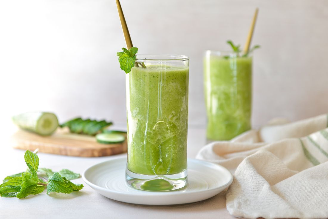 PineappleCucumberMint Smoothie Nourishing Meals®